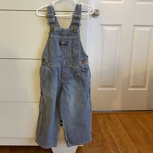 Osh Kosh Toddler Railroad Stripe Overalls